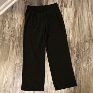Shinestar Dressy Crepe Boyfriend Trousers - Black - M